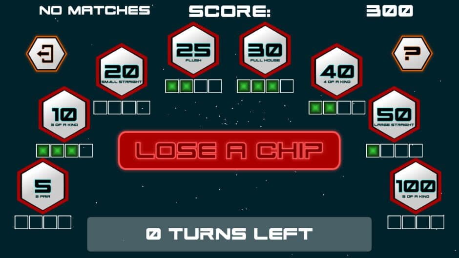 Poker Dice Solitaire Future screenshot 2