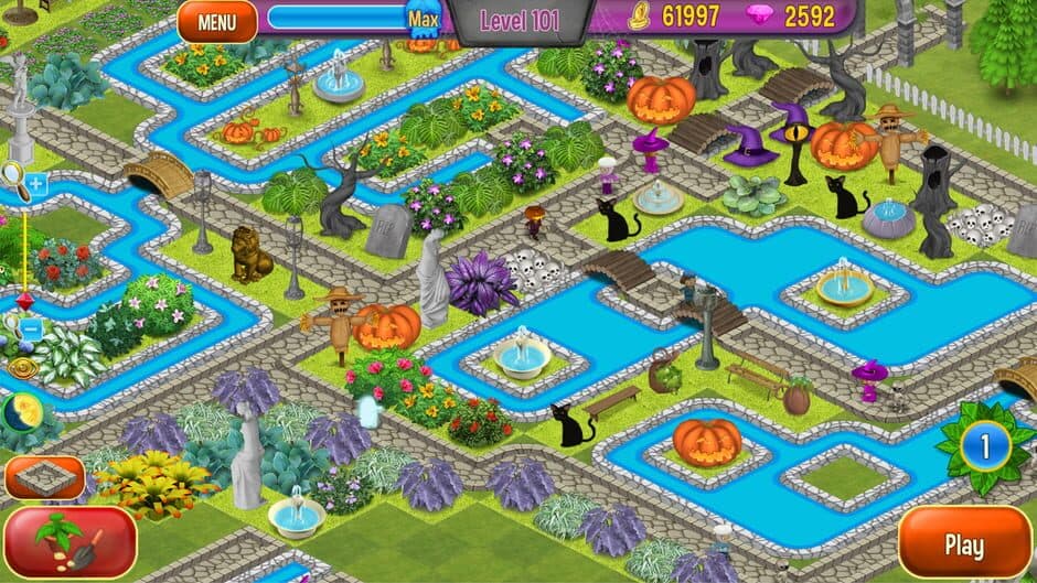 Queen's Garden: Halloween screenshot 1