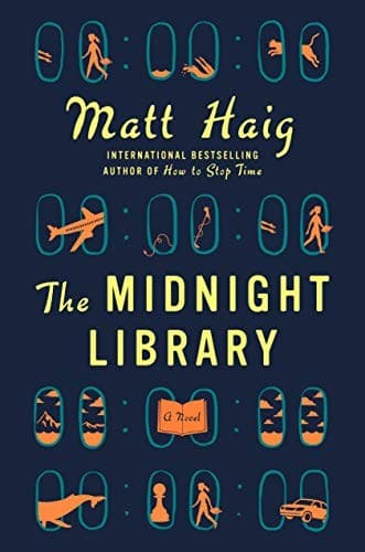 The Midnight Library cover backdrop