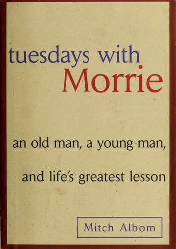 Tuesdays with Morrie cover backdrop