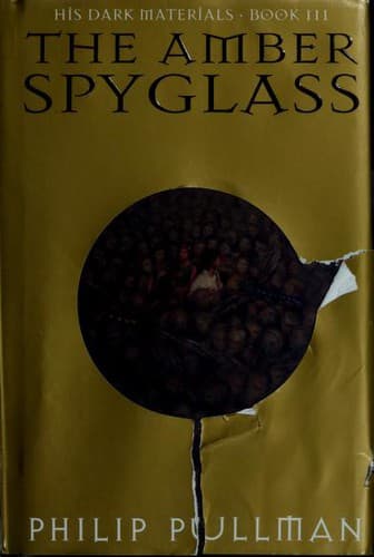 The Amber Spyglass cover backdrop