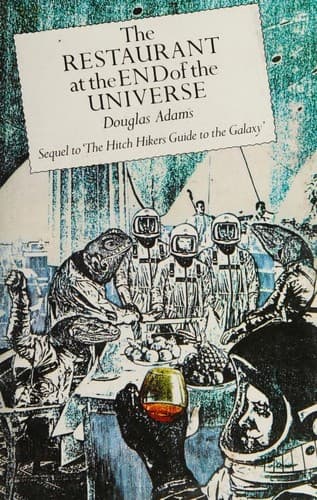 The Restaurant at the End of the Universe cover backdrop