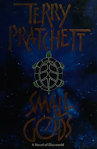Small Gods cover backdrop