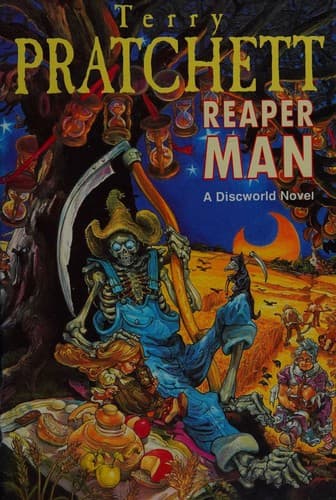 Reaper Man cover backdrop