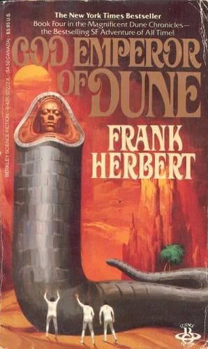 God Emperor of Dune cover backdrop