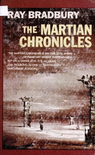 The Martian Chronicles cover backdrop