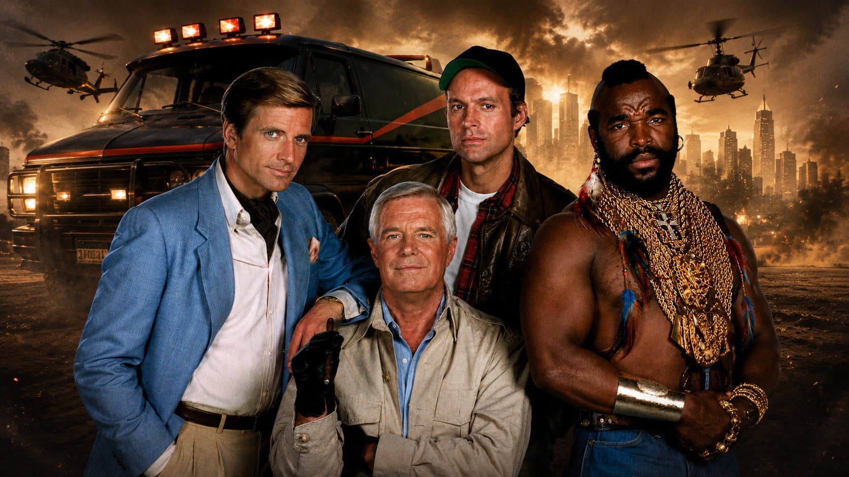 The A-Team backdrop
