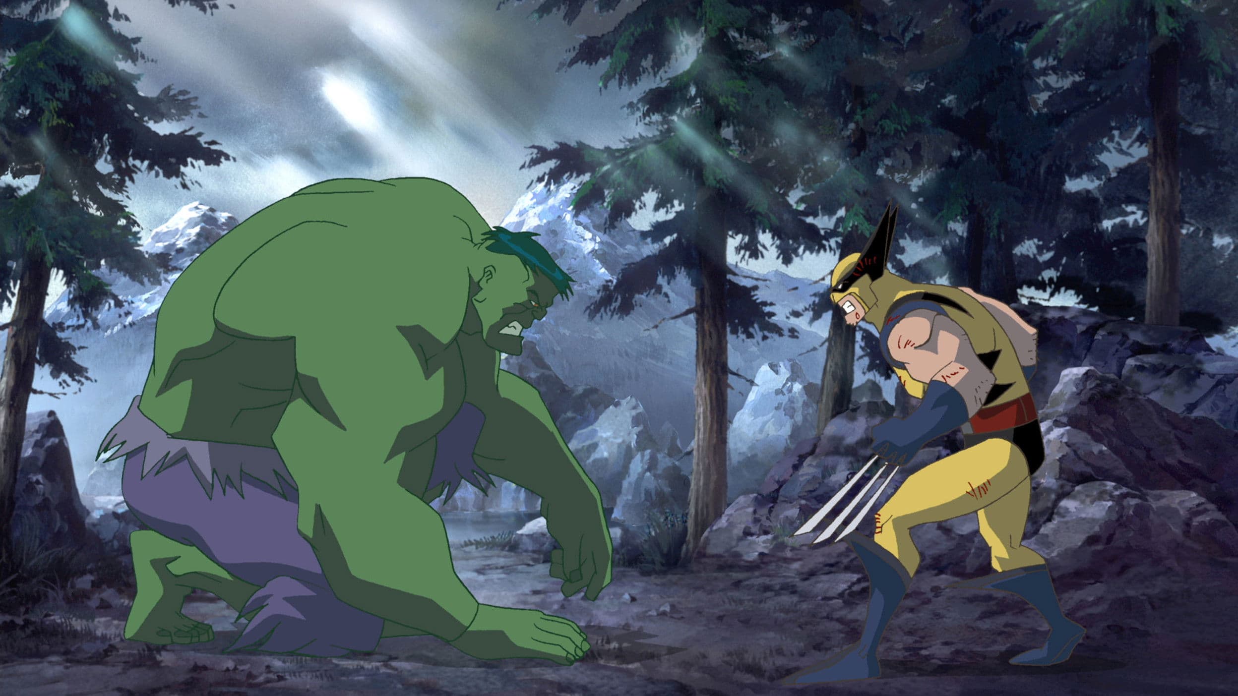 Hulk Vs. backdrop