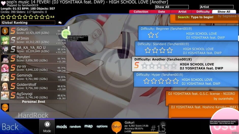 Osu! screenshot 2