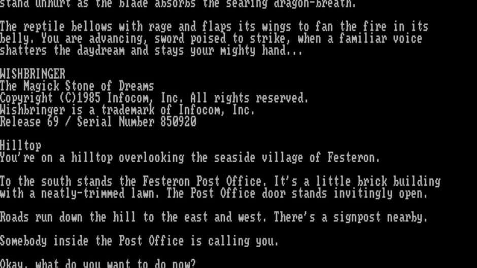 Wishbringer screenshot 1
