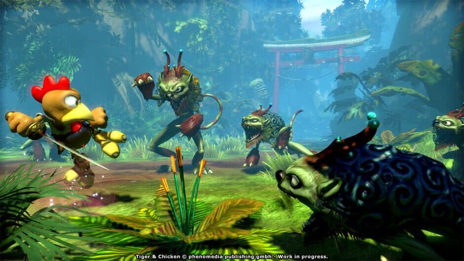 Moorhuhn: Tiger and Chicken screenshot 3