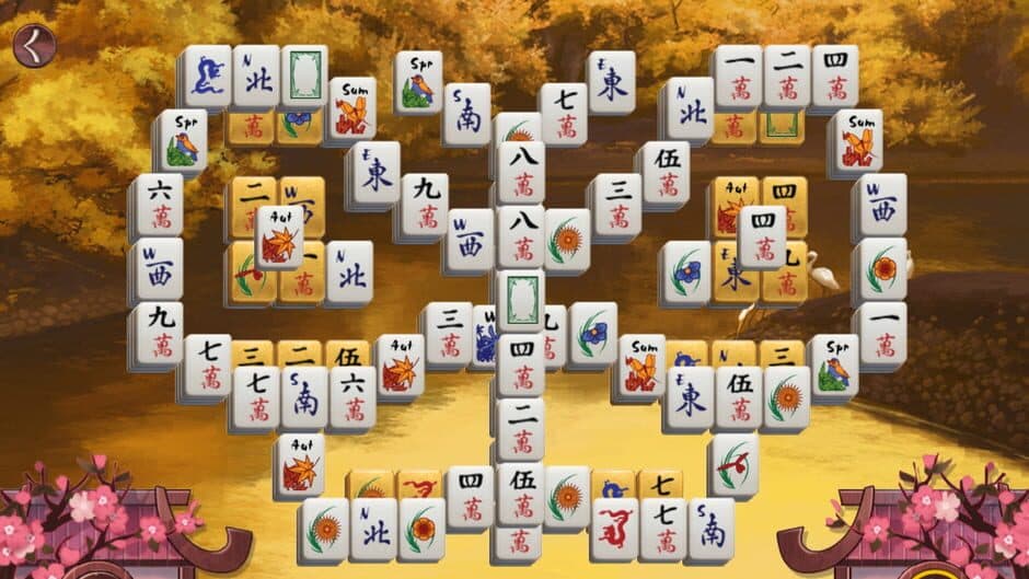 Sakura Day 2 Mahjong screenshot 1