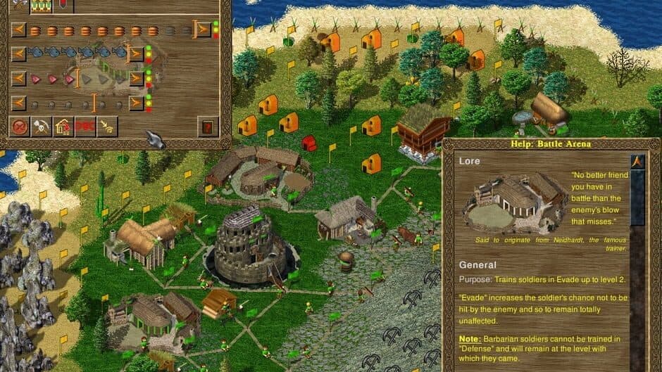 Widelands screenshot 2