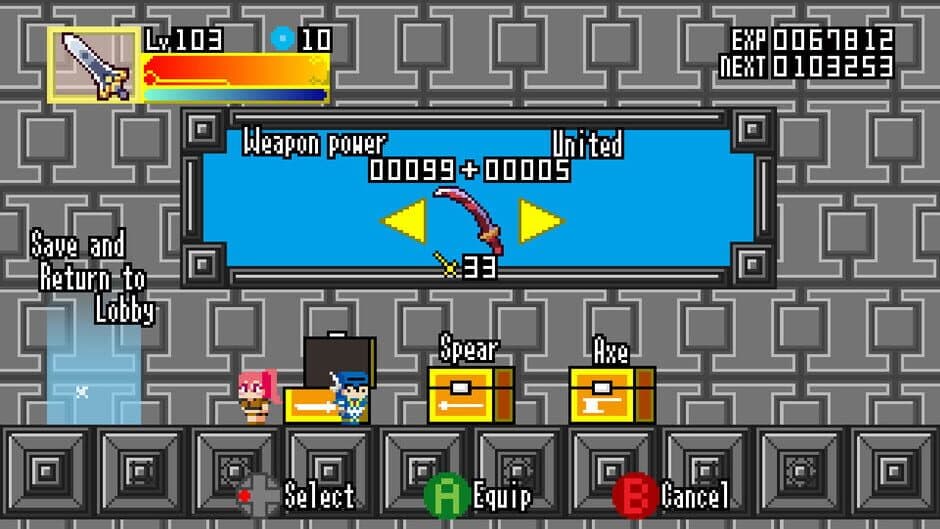 Square Weapons Dungeon screenshot 2