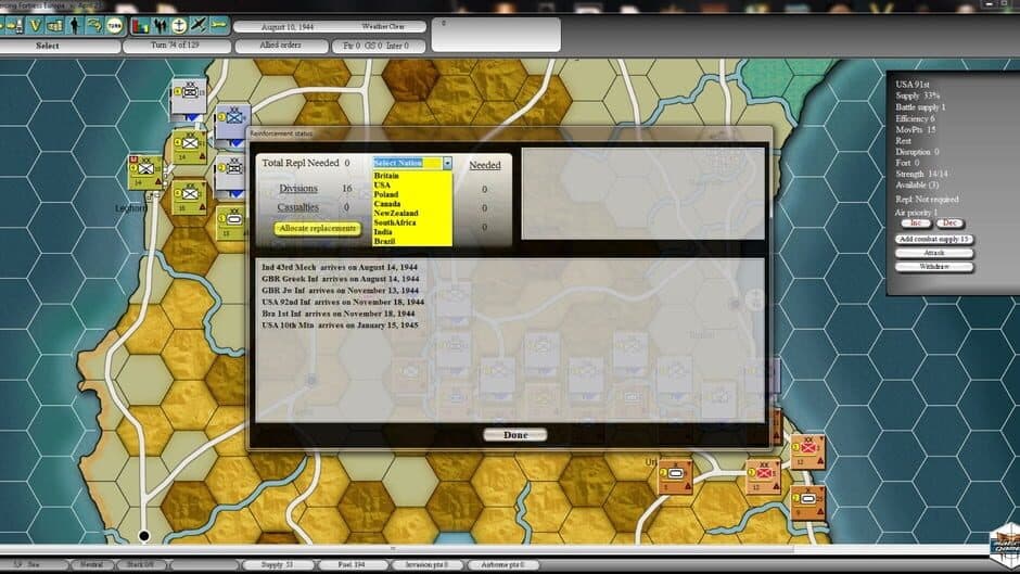 Piercing Fortress Europa screenshot 1