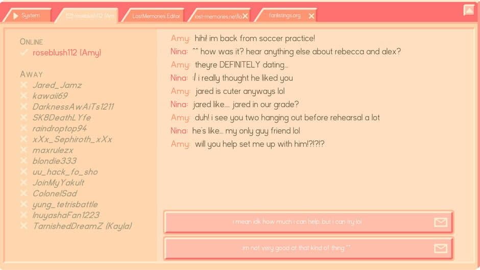 Lost Memories Dot Net screenshot 2