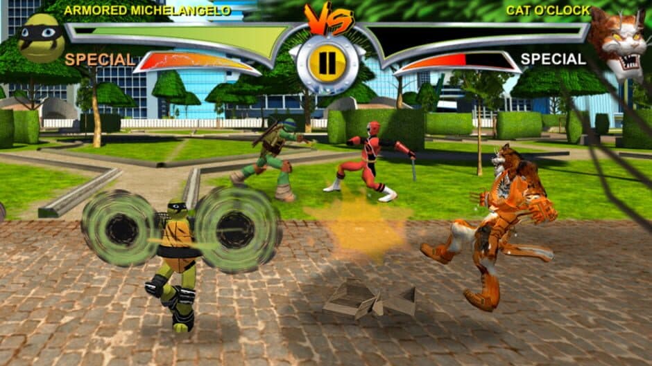 Power Rangers vs Teenage Mutant Ninja Turtles: Ultimate Hero Clash 2 screenshot 6