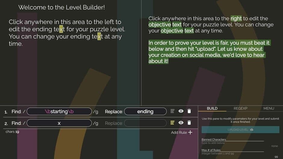 Copy Editor: A RegEx Puzzle screenshot 2