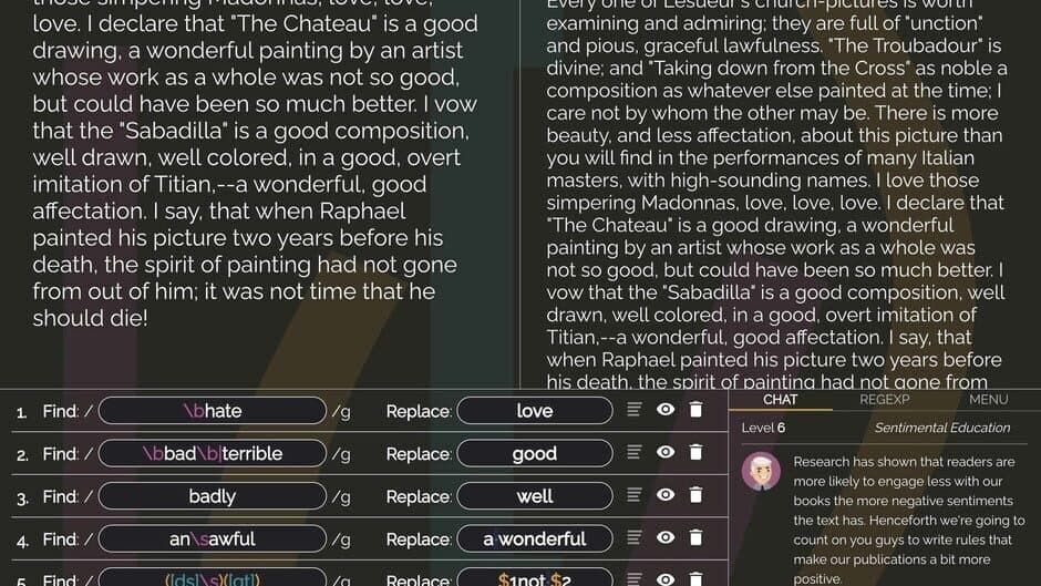 Copy Editor: A RegEx Puzzle screenshot 5