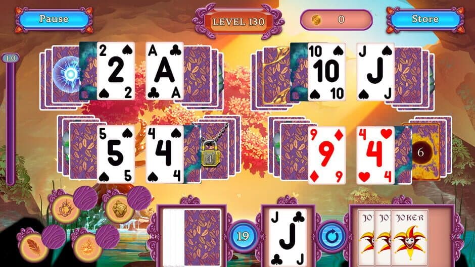 Endless Soul Light Solitaire screenshot 1
