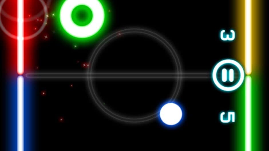 Glow Hockey 2 HD screenshot 1