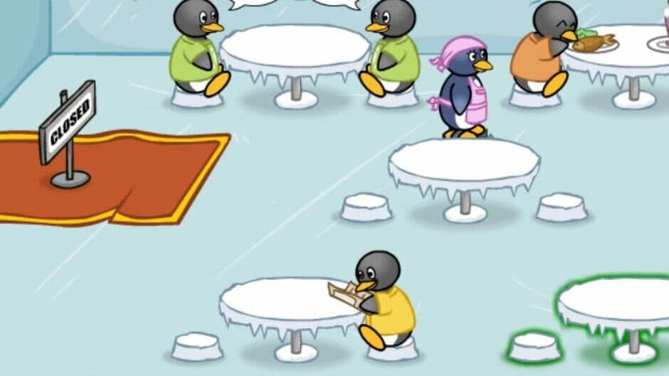 Penguin Diner: Restaurant Dash screenshot 1