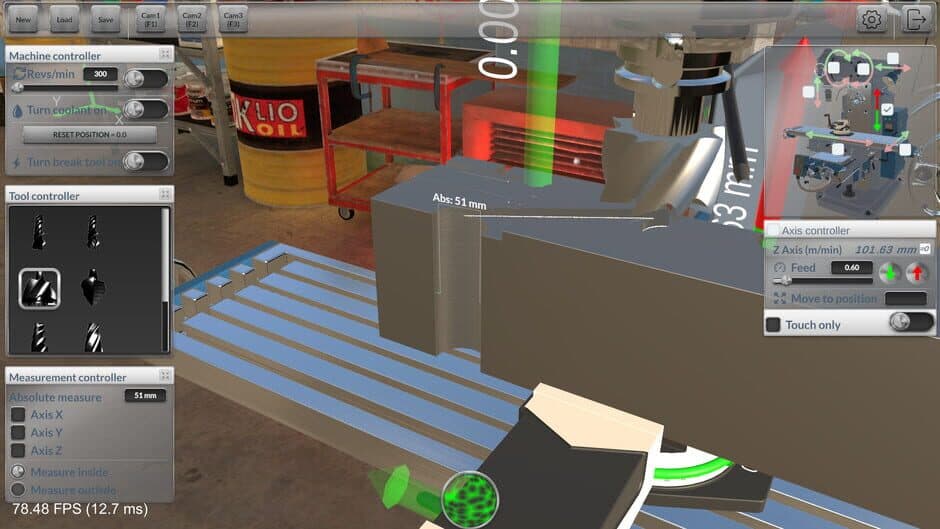 Milling Machine 3D screenshot 3