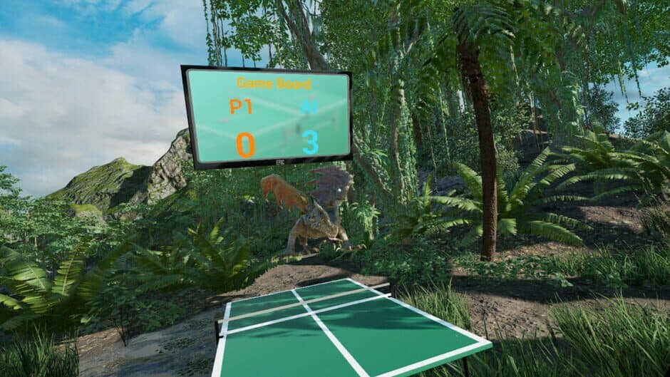 VR Dinosaur Pingpong screenshot 7