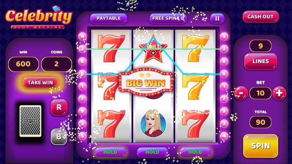 Celebrity Slot Machine screenshot 4