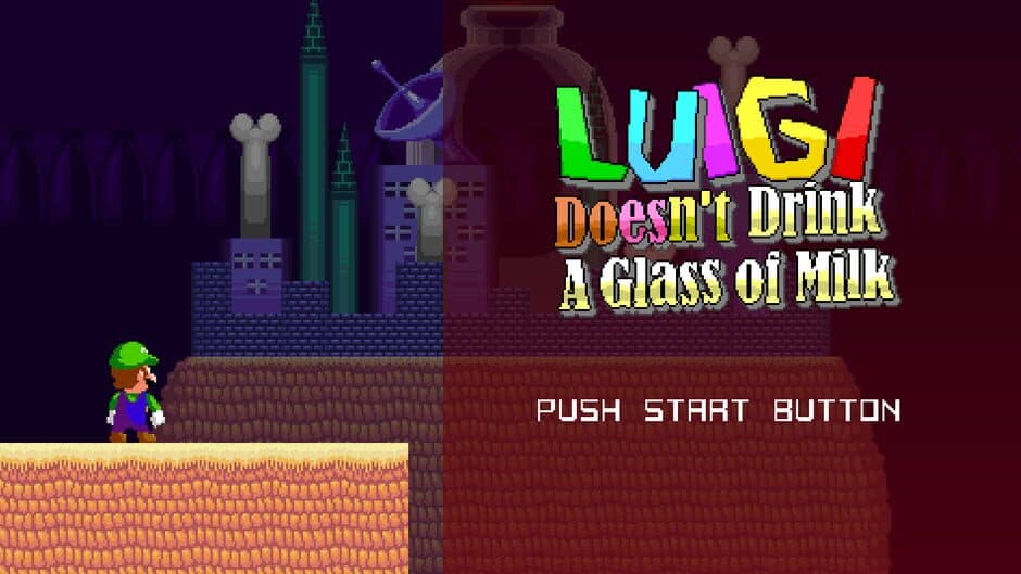 Luigi Doesn't Drink A Glass of Milk screenshot 1