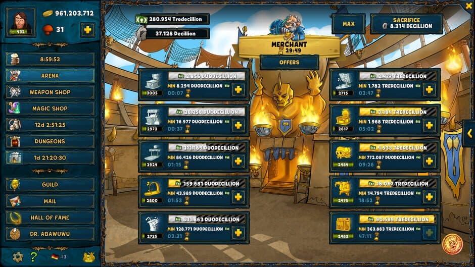 Shakes and Fidget screenshot 3