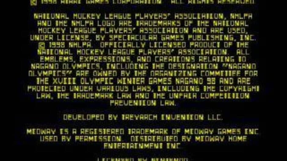Olympic Hockey 98 screenshot 1