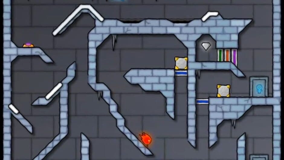 Fireboy and Watergirl in the Ice Temple screenshot 2