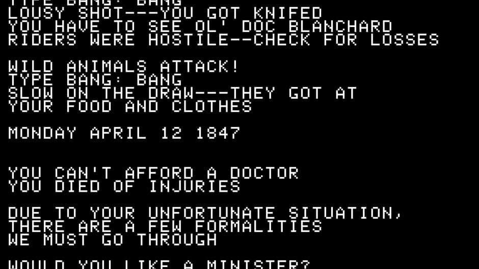 The Oregon Trail screenshot 1
