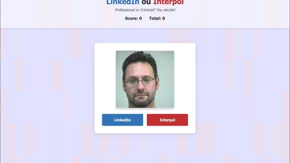 LinkedIn or Interpol screenshot 1